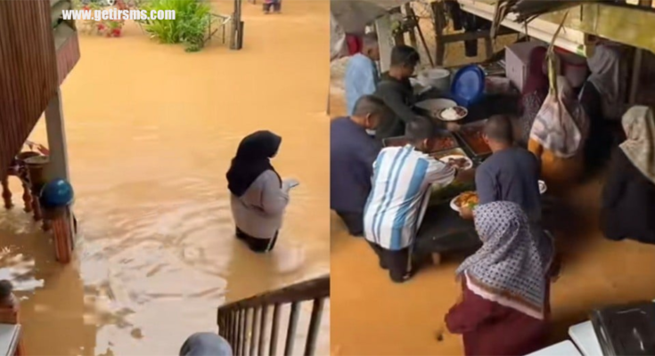 Hajatan Tetap Meriah Meski Banjir