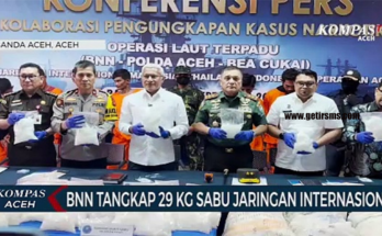 Penangkapan Jaringan Internasional Sabu 29 kg